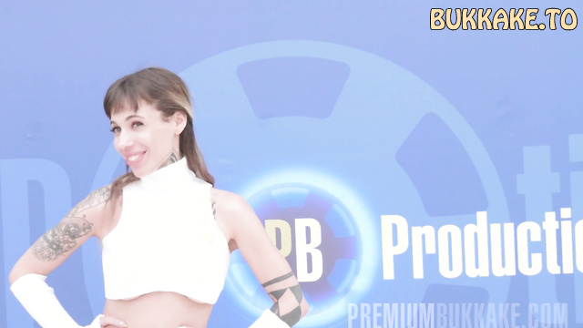 Premiumbukkake - A Beautiful Girl Named Lola Emme Loves to Swallow Cum