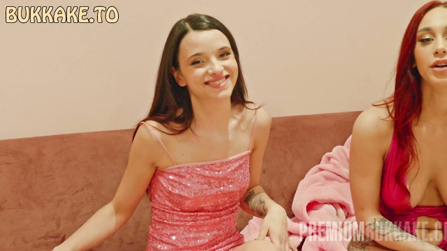 Premium bukkake - Alexandra Targaryen and Ohana Petite Swallow Tasty Semen