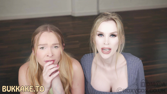 Roxy Cox - Step-mom and Step-sister Bully Dildo Bukkake Adventure