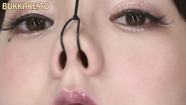 Asian Schoolgirl Rei Mizuna Gets Tons of Facials Tied Up