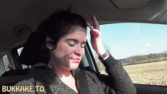 Sammi Starfish - Amateur Humiliating Walk And Driving With Facial