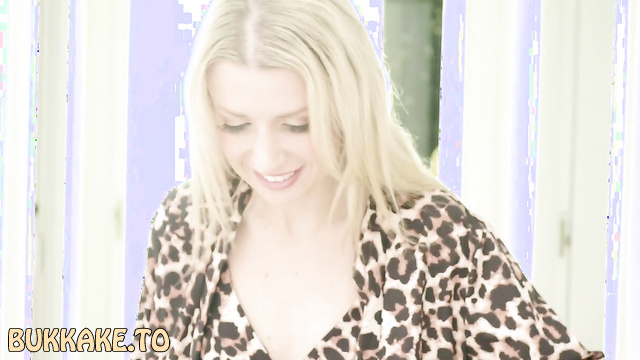 Premiumbukkake - Sweet Blonde Adriana Enjoyed Swallowing Fresh Cum