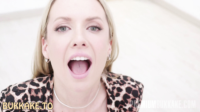 Premiumbukkake - Blonde Adriana Welcome On The Stage Of Fresh Cumshots