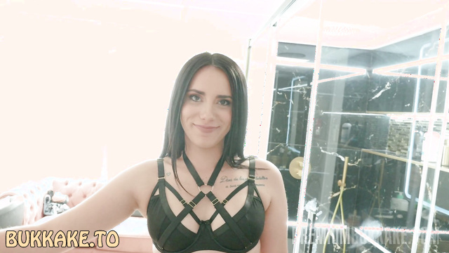 Premium Bukkake - Hot Young Perla Drinking Glass Full Of Fresh Cumshots Episode 2