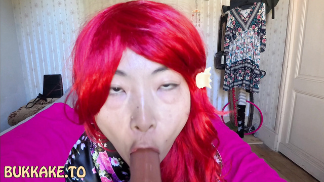 Yukichat - Stepmommy’s Amateur Solo Bukkake Experience Part 2