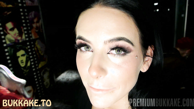 Premiumbukkake - Behind The Scenes With Barbie Esm: Stunning Brunette Full Covered
