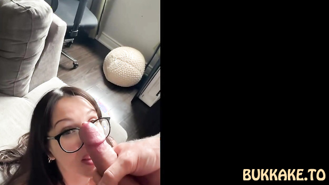 Obedient Inked Beauty Makes A Mess: Perfect Practice Of Cum Swallow Every Single Time