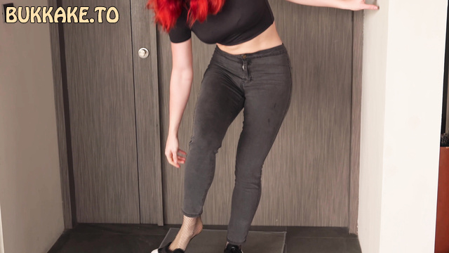 Sweetie Fox Redhead Relaxing Foot Massage Scene Playful Studio Mood And Cozy Vibes