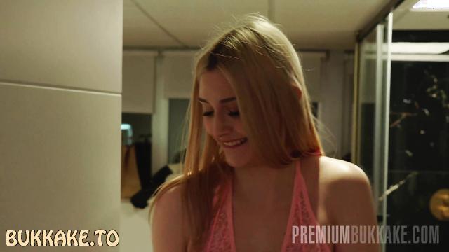 Premiumbukkake - Funky Town Buk: Multiple Guys Unload Hot Cum On A Lucky Slut