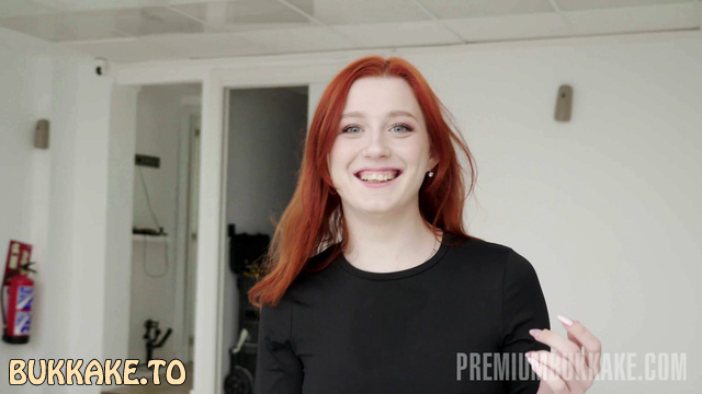 Premiumbukkake - Redhead Slut Alice Seduce Tasty Fresh Cumshots From Strangers
