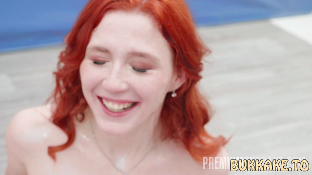 Premiumbukkake - Pale Redhead Slut Alice Seduces Swallows Every Single Cumshot