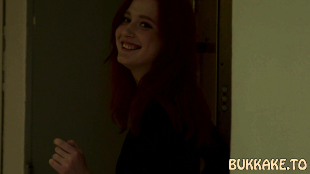 Premiumbukkake - Sexy Redhead Babe Alice Seduce Swallowing Session Behind The Scenes